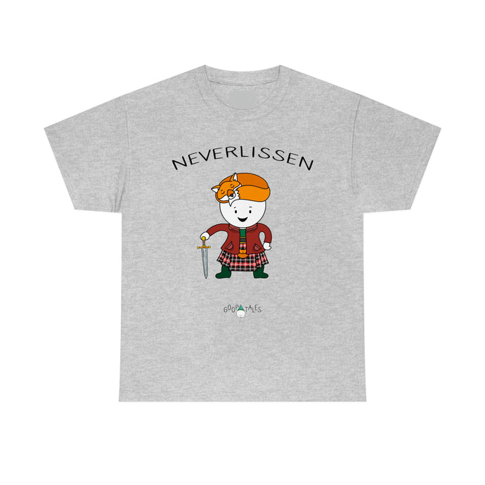 Neverlissen Adult Unisex Cotton Tee