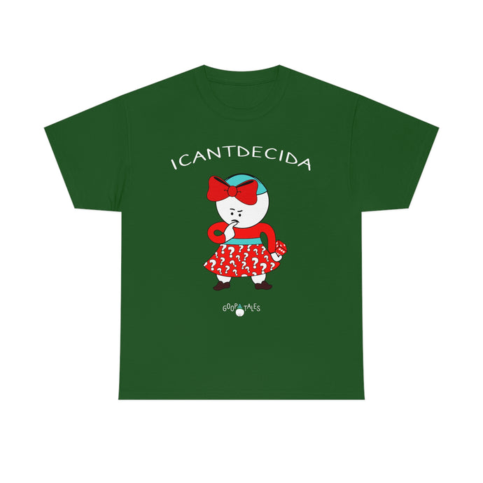 Icantdecida Adult Unisex Cotton Tee